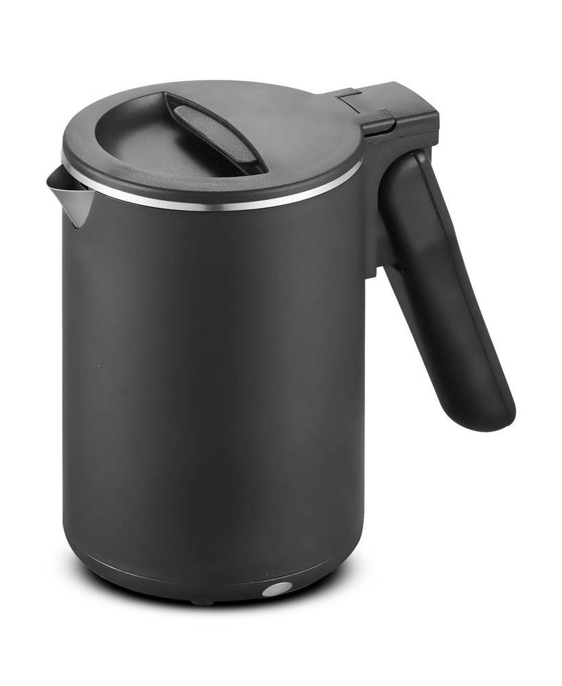 Elite Cuisine Dual Voltage 0.65 Qt Electric Kettle (Black) - Kidsy