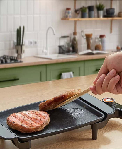 Elite Cuisine Mini Nonstick Griddle 70 sq in (Black) - Kidsy