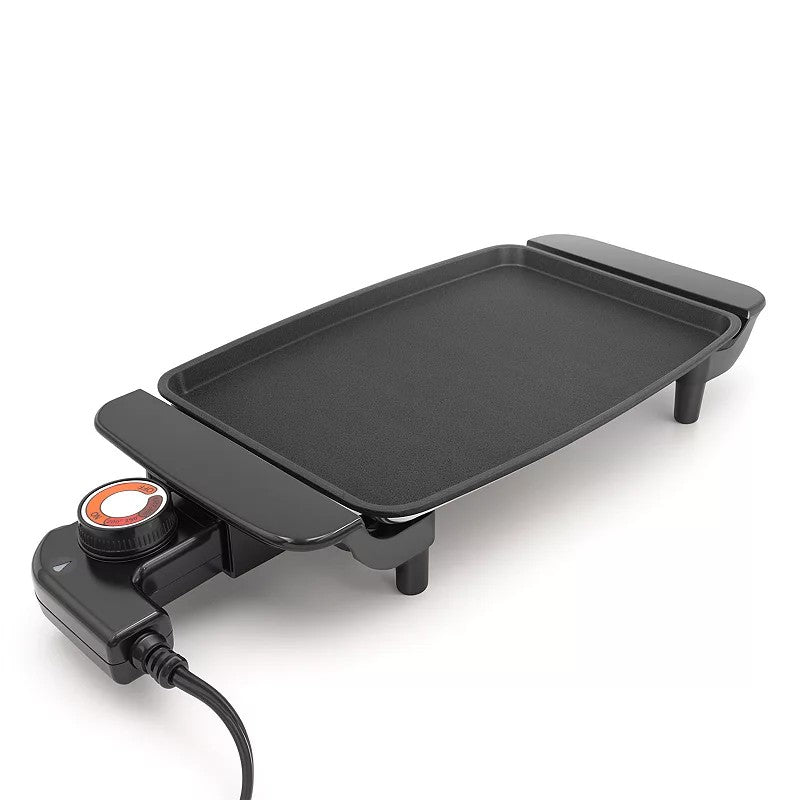 Elite Cuisine Mini Nonstick Griddle 70 sq in (Black) - Kidsy