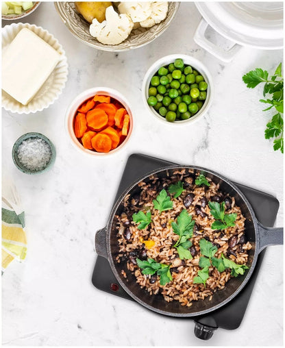 Elite Cuisine Single Cast Iron Electric Burner Hot Plate - Kidsy