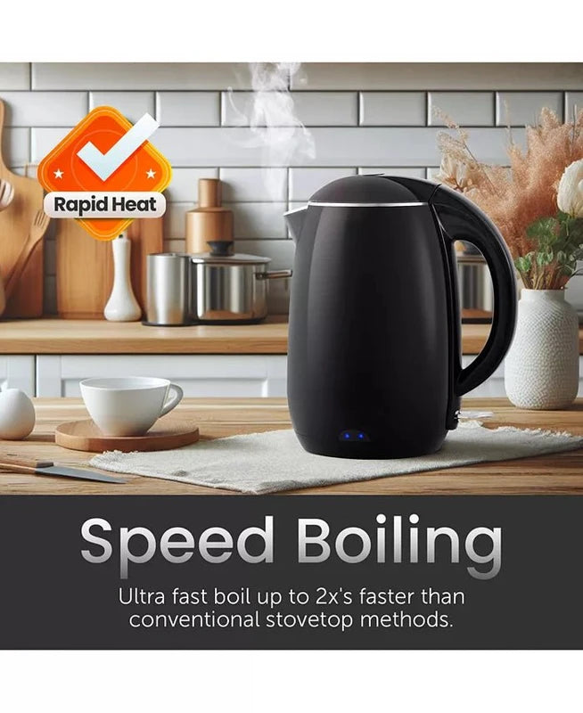 Elite Gourmet EKT8152 1.8 - Liter Cool - Touch Electric Kettle (Black) - Kidsy