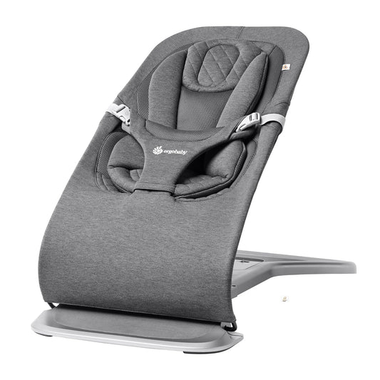 Ergobaby Evolve 3 - in - 1 Bouncer (Charcoal Grey) - Kidsy