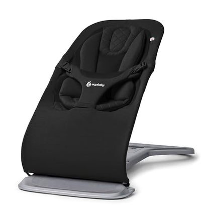 Ergobaby Evolve 3 - in - 1 Bouncer (Onyx Black) - Kidsy