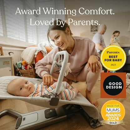 Ergobaby Evolve 3 - in - 1 Bouncer (Onyx Black) - Kidsy