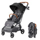 Ergobaby Metro 3 Deluxe Travel Stroller (Jet Black) - Kidsy