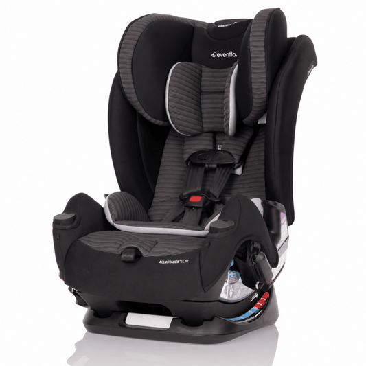 Evenflo All4Stages Slim 4-in-1 Convertible Car Seat (Tybee Black) - Kidsy