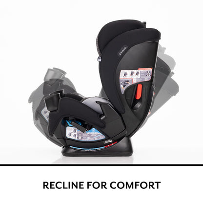 Evenflo All4Stages Slim 4-in-1 Convertible Car Seat (Tybee Black) - Kidsy
