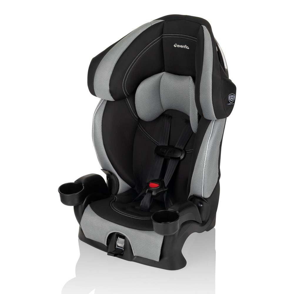 Evenflo Chase LX Harnessed Booster Car Seat (Jameson Gray) - Kidsy