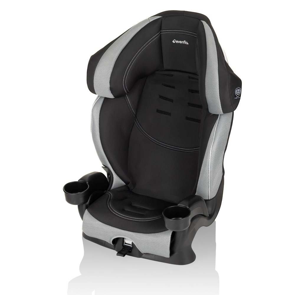 Evenflo Chase LX Harnessed Booster Car Seat (Jameson Gray) - Kidsy