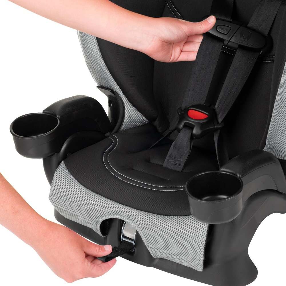 Evenflo Chase LX Harnessed Booster Car Seat (Jameson Gray) - Kidsy
