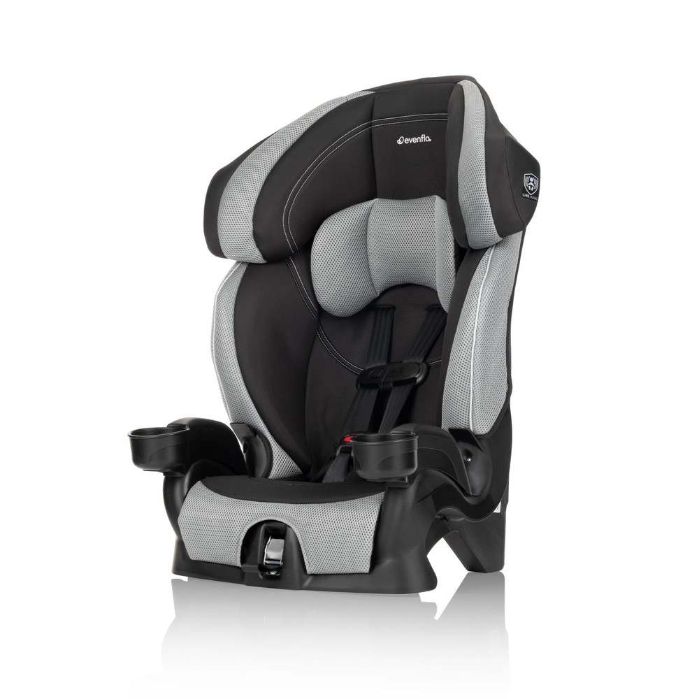Evenflo Chase LX Harnessed Booster Car Seat (Jameson Gray) - Kidsy
