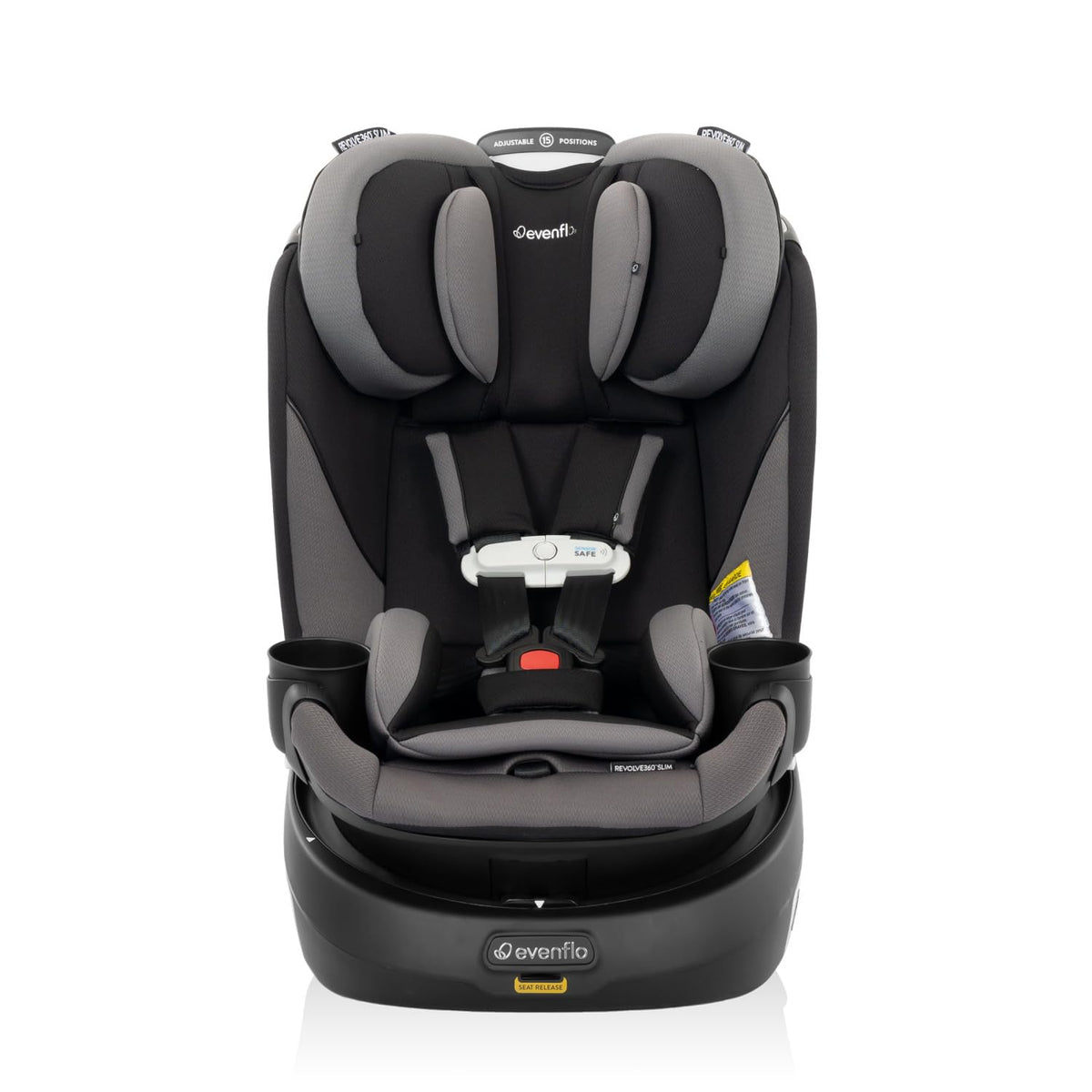 Evenflo Gold Revolve360 Slim 2 - in - 1 Rotational Car Seat (Obsidian Black) - Kidsy