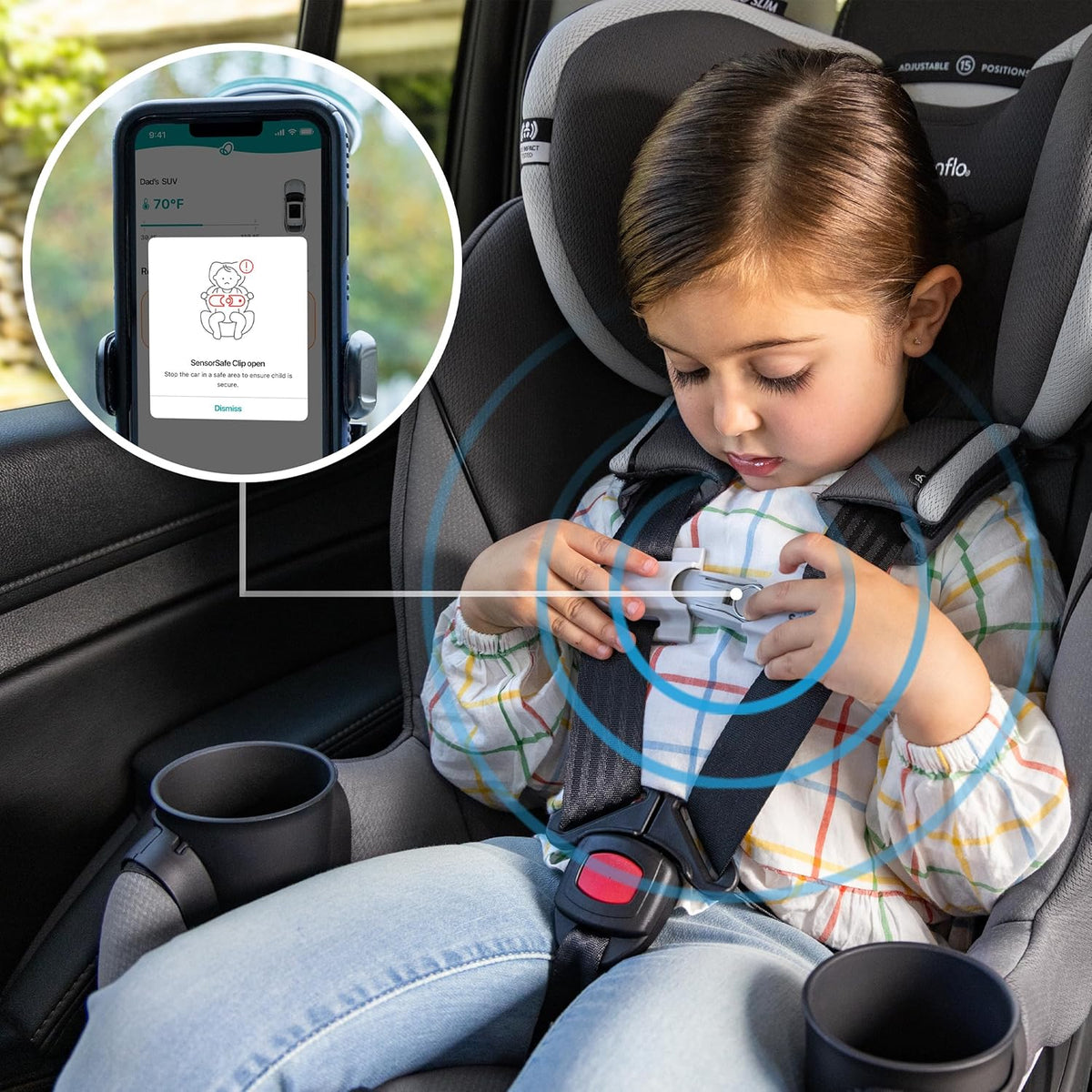 Evenflo Gold Revolve360 Slim 2 - in - 1 Rotational Car Seat (Obsidian Black) - Kidsy