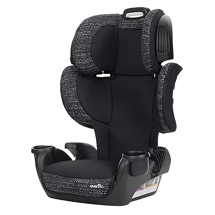 Evenflo GoTime LX Booster Car Seat (Chardon Black) - Kidsy