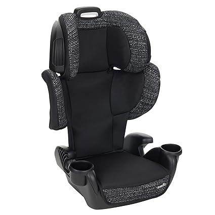 Evenflo GoTime LX Booster Car Seat (Chardon Black) - Kidsy