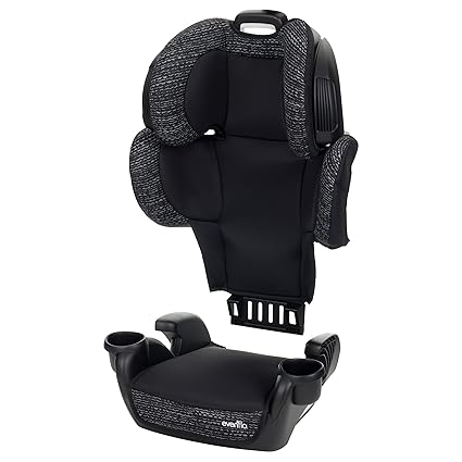 Evenflo GoTime LX Booster Car Seat (Chardon Black) - Kidsy