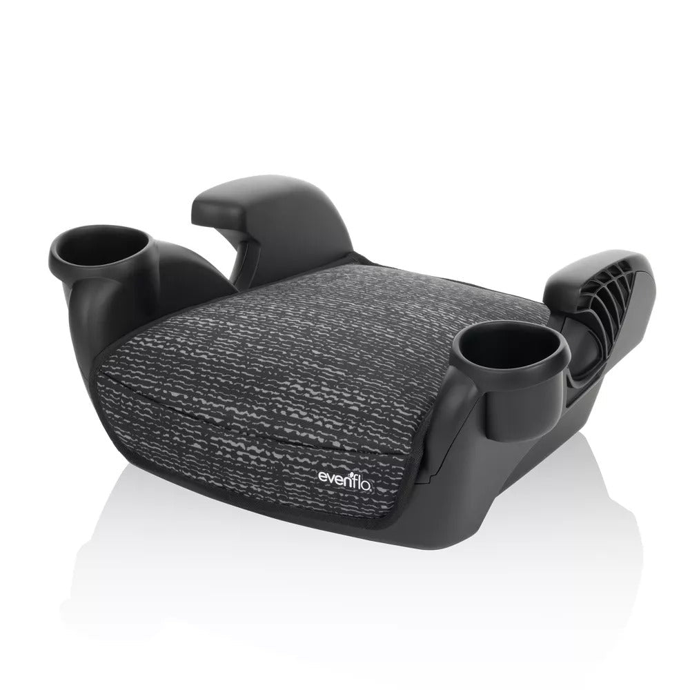 Evenflo GoTime No Back Booster Car Seat (Static Black) - Kidsy