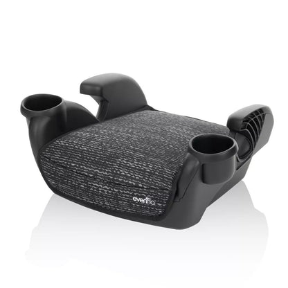 Evenflo GoTime No Back Booster Car Seat (Static Black) - Kidsy