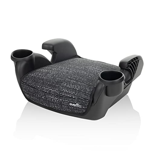 Evenflo GoTime No Back Booster Car Seat (Static Black) - Kidsy