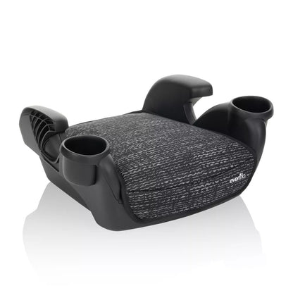 Evenflo GoTime No Back Booster Car Seat (Static Black) - Kidsy