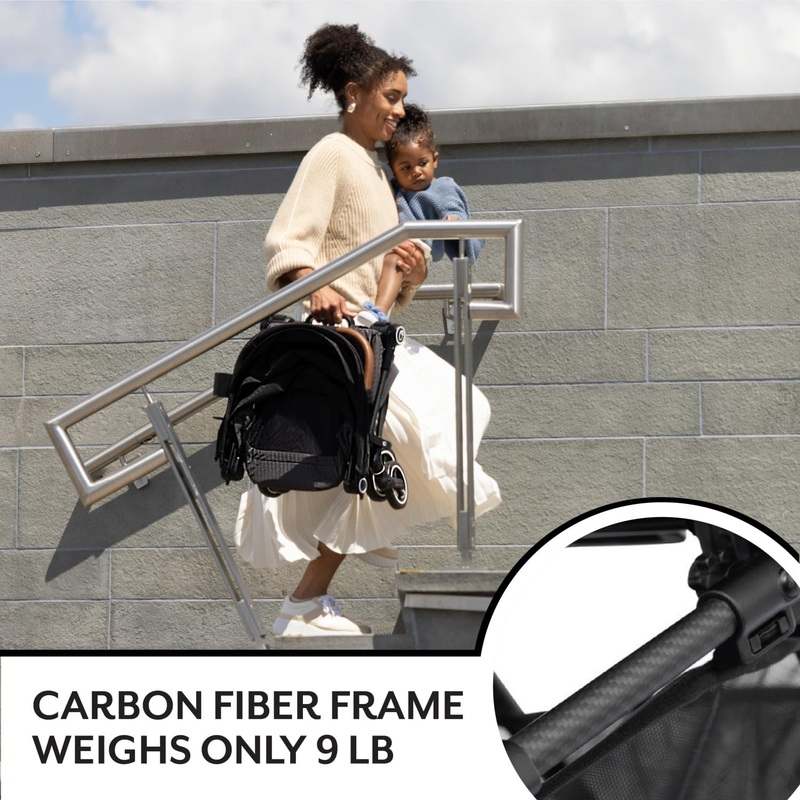 Evenflo Hummingbird Carbonfiber Stroller (Calypte Pink) - Kidsy