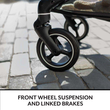 Evenflo Hummingbird Carbonfiber Stroller (Crest Gray) - Kidsy