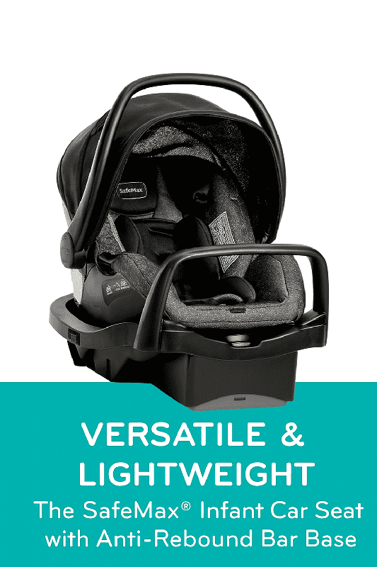 Evenflo LiteMax Infant Car Seat (Casual Gray) - Kidsy