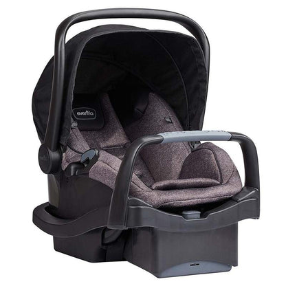 Evenflo LiteMax Infant Car Seat (Casual Gray) - Kidsy