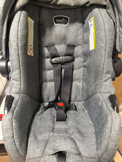 Evenflo LiteMax Sport Infant Car Seat (Mylar Gray) - Kidsy