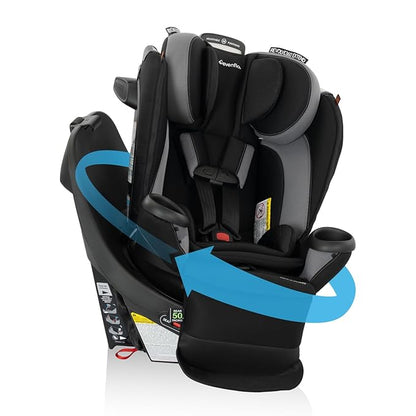 Evenflo Revolve360 Extend All-in-One Rotating Car Seat (Revere Gray) - Kidsy
