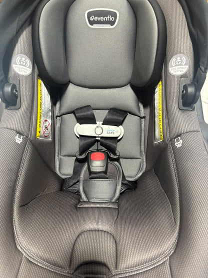 Evenflo Shyft DualRide Infant Car Seat Stroller Combo (Boone Gray) - Kidsy