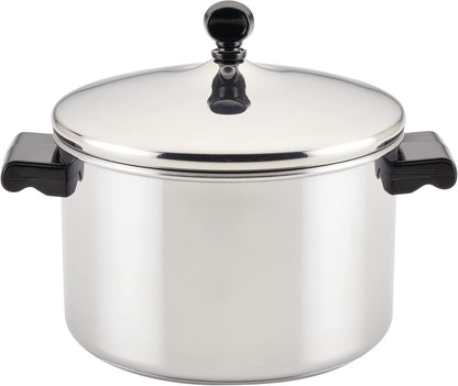 Farberware Classic Stainless Steel 4 - Quart Covered Saucepot (Silver) - Kidsy