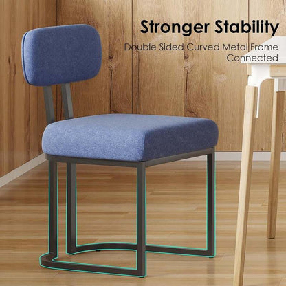 Farini Dining Room Chairs Set of 2 (Blue) - Kidsy