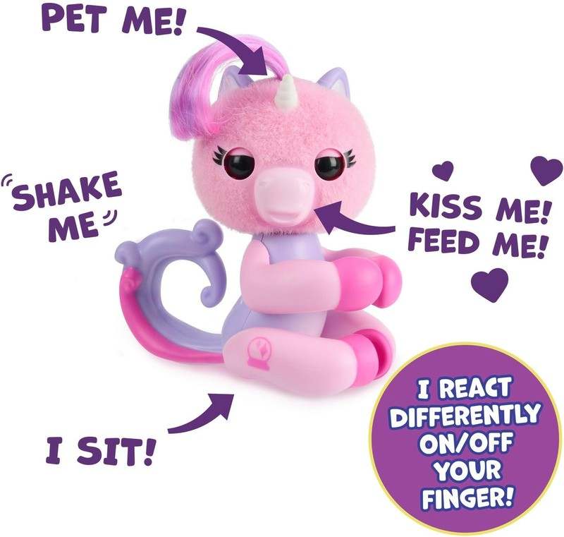 Fingerlings Magic Moods Mimi Interactive Baby Unicorn (Pink) - Kidsy