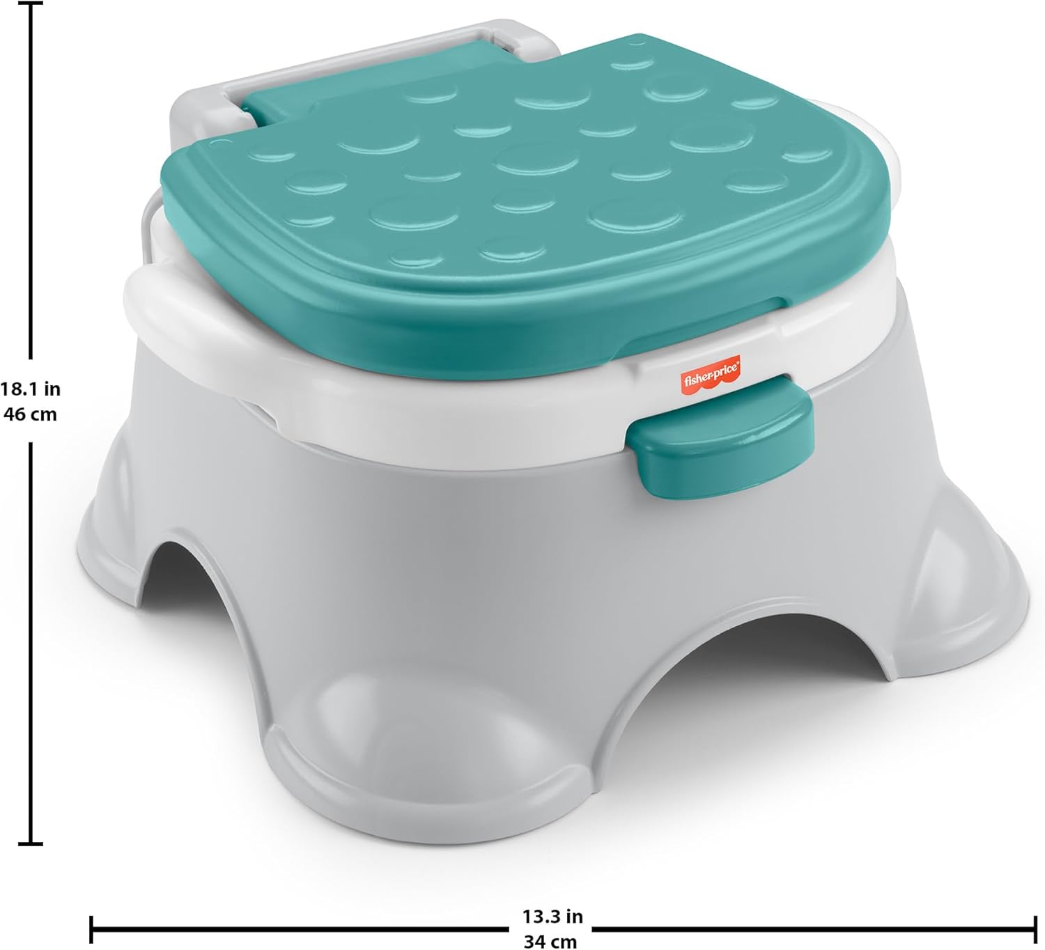 Fisher - Price 3 - in - 1 Toddler Toilet Training Potty Chair and Step Stool - Kidsy