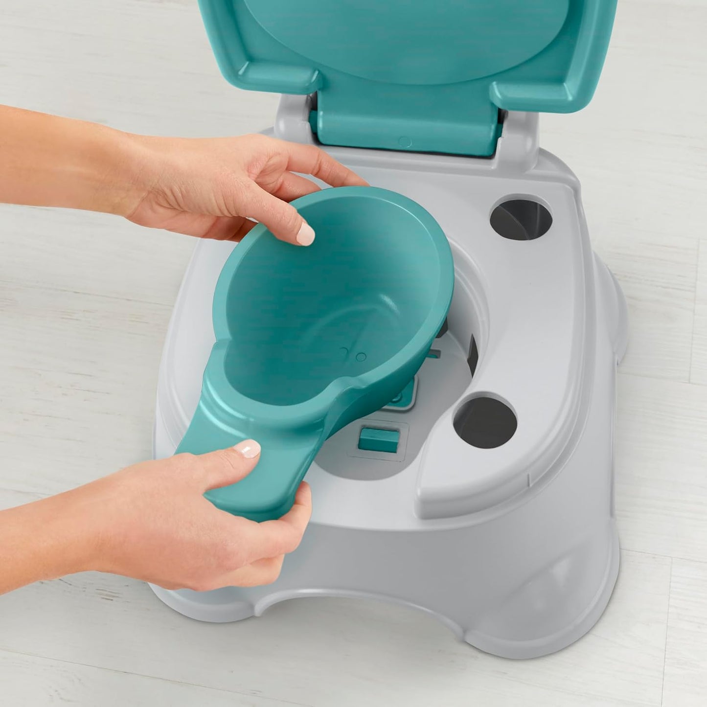 Fisher - Price 3 - in - 1 Toddler Toilet Training Potty Chair and Step Stool - Kidsy