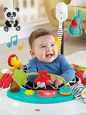 Fisher - Price Baby Bouncer Animal Wonders Jumperoo Activity Center - Kidsy