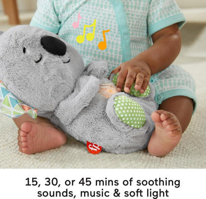 Fisher - Price BABY Toy Soothe 'n Snuggle Koala Plush Sound Machine with Customizable Music Lights & Breathing Motion for Newborns 0+ Months - Kidsy