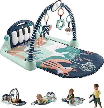 Fisher - Price Kick & Play Piano Baby Gym (Navy) - Kidsy