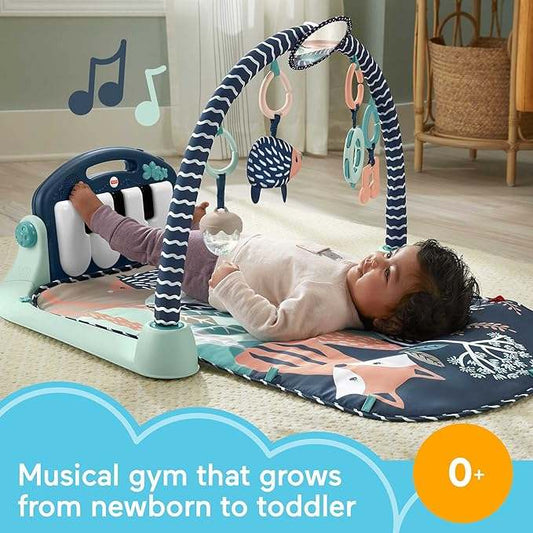 Fisher - Price Kick & Play Piano Baby Gym (Navy) - Kidsy