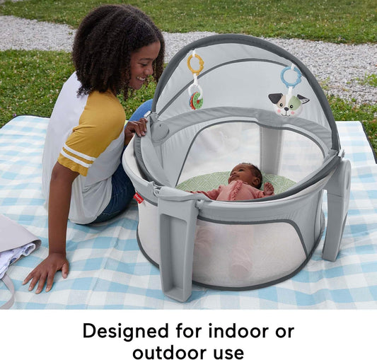 Fisher - Price On - the - Go Baby Dome Travel Play Area (Puppy Perfection) - Kidsy