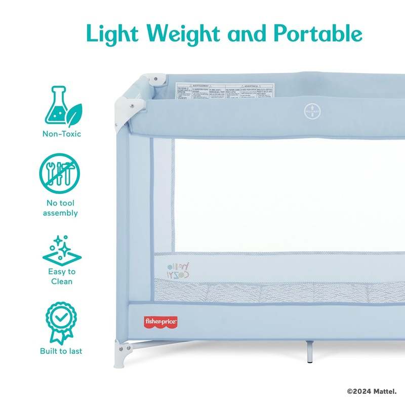 Fisher - Price Play All Day Baby Playard (Moon Mist) - Kidsy