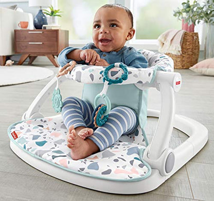 Fisher - Price Portable Baby Chair Sit - Me - Up Floor Seat (Pacific Pebble) - Kidsy