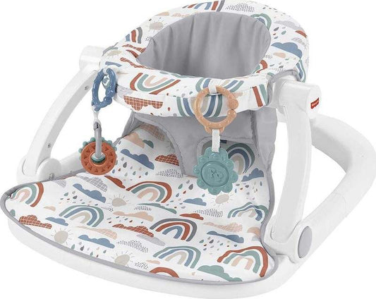Fisher Price Sit Me Up Floor Seat (Rainbow Shower) - Kidsy