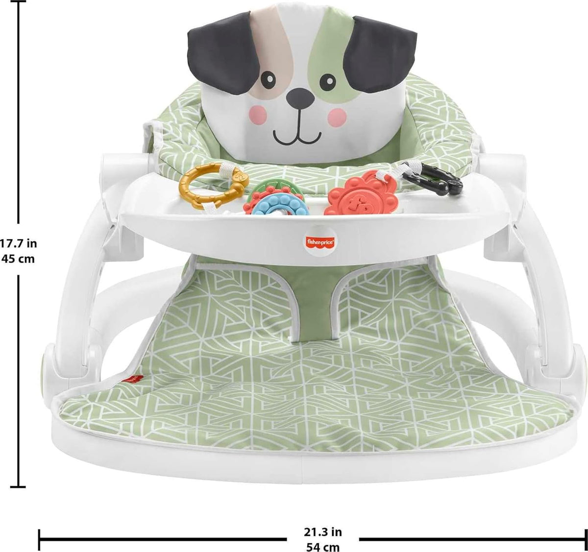 Fisher - Price Sit - Me - up Floor Seat with Tray (Puppy Perfection) - Kidsy