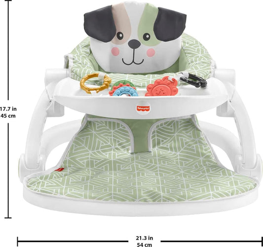 Fisher - Price Sit - Me - up Floor Seat with Tray (Puppy Perfection) - Kidsy