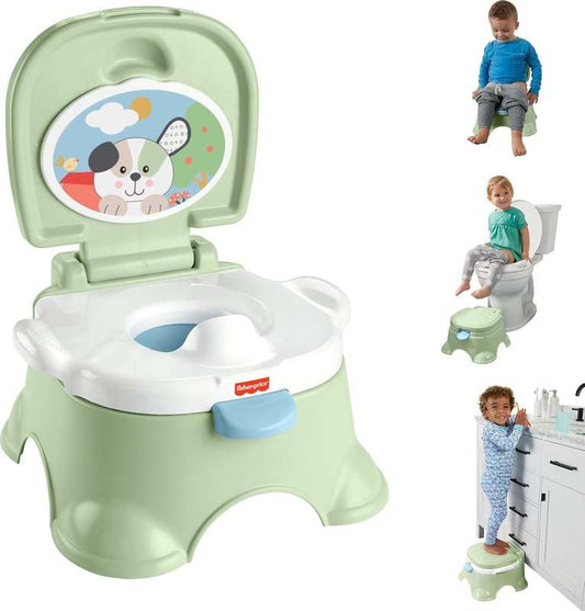 Fisher - Price Toddler Toilet 3 - in - 1 Puppy Perfection Potty Training Seat - Kidsy