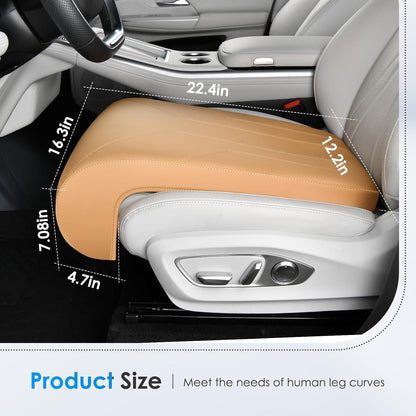 FLORICH Car Seat Extender Leg Extender Support Cushion for Driver Seats Office Chair (Brown) - Kidsy