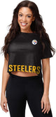 FOCO Women’s NFL Crop Top Shirt Medium (Pittsburgh Steelers) - Kidsy