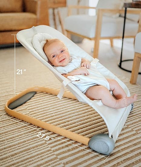 Fodoss Baby Portable Bouncer Seat (Beige) - Kidsy